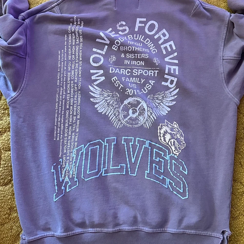 Darc Sport Mauve Graphic Hoodie - Picture 5 of 8